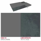 Stolik kawowy Fenix z przezroczystymi nóżkami Made in Italy - Justin Viadurini