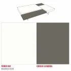 Stolik kawowy Fenix z przezroczystymi nóżkami Made in Italy - Justin Viadurini