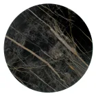 Stolik kawowy z kamionki ze stalową podstawą Made in Italy - Aspira Viadurini