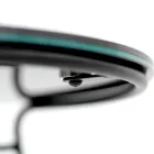 Stolik kawowy z porcelany Grès i okrągła podstawa Made in Italy - Tullia Viadurini