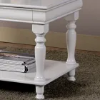 Stolik kawowy z litego drewna bukowego Made in Italy - Frigg Viadurini