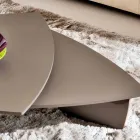 Stolik kawowy z lakierowanego MDF z obrotowym blatem Made in Italy - Lisa Viadurini