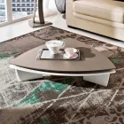 Stolik kawowy z lakierowanego MDF z obrotowym blatem Made in Italy - Lisa Viadurini