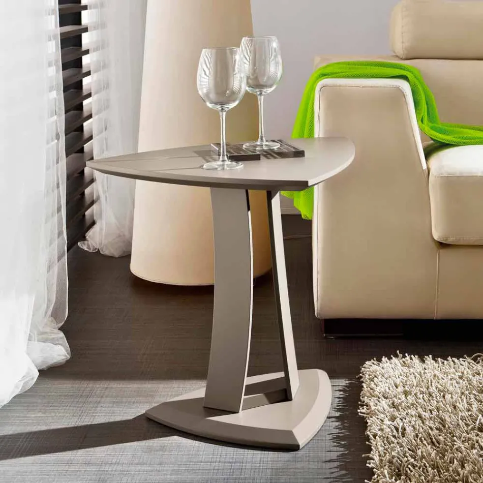 Stolik kawowy z lakierowanego Mdf Made in Italy, wysoka jakość - Lisa Viadurini