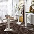 Stolik kawowy z lakierowanego Mdf Made in Italy, wysoka jakość - Lisa Viadurini