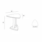 Stolik kawowy z lakierowanego Mdf Made in Italy, wysoka jakość - Lisa Viadurini