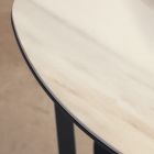 Metalowy stolik kawowy Ceramiczny blat ze schowkiem - Emirate Viadurini