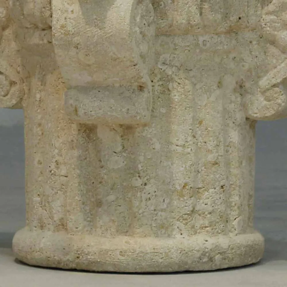 stolik z kamienia i szkła pokoju dziennego z klasycznym wystrojem Balos Viadurini