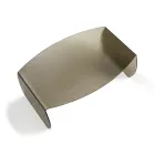 Stolik kawowy Francesca Curved Glass z efektem młotkowania, wyprodukowany we Włoszech Viadurini