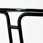 Szklany stolik kawowy i okrągła podstawa Made in Italy - Tullia Viadurini