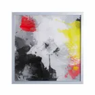 Nowoczesne metalowe kawy pokój dzienny 50x50cm Nina, wykonane we Włoszech Viadurini