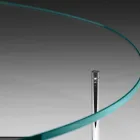 Nowoczesny stolik kawowy ze szklanym blatem Made in Italy - Cinci Viadurini