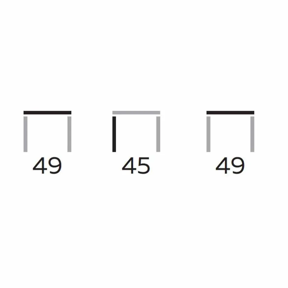 Nowoczesny stolik kawowy z okrągłym blatem z gresu Made in Italy - Stuttgart Viadurini