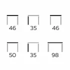 Nowoczesny stolik kawowy z gresu i drewna bukowego Made in Italy - Titanic Viadurini