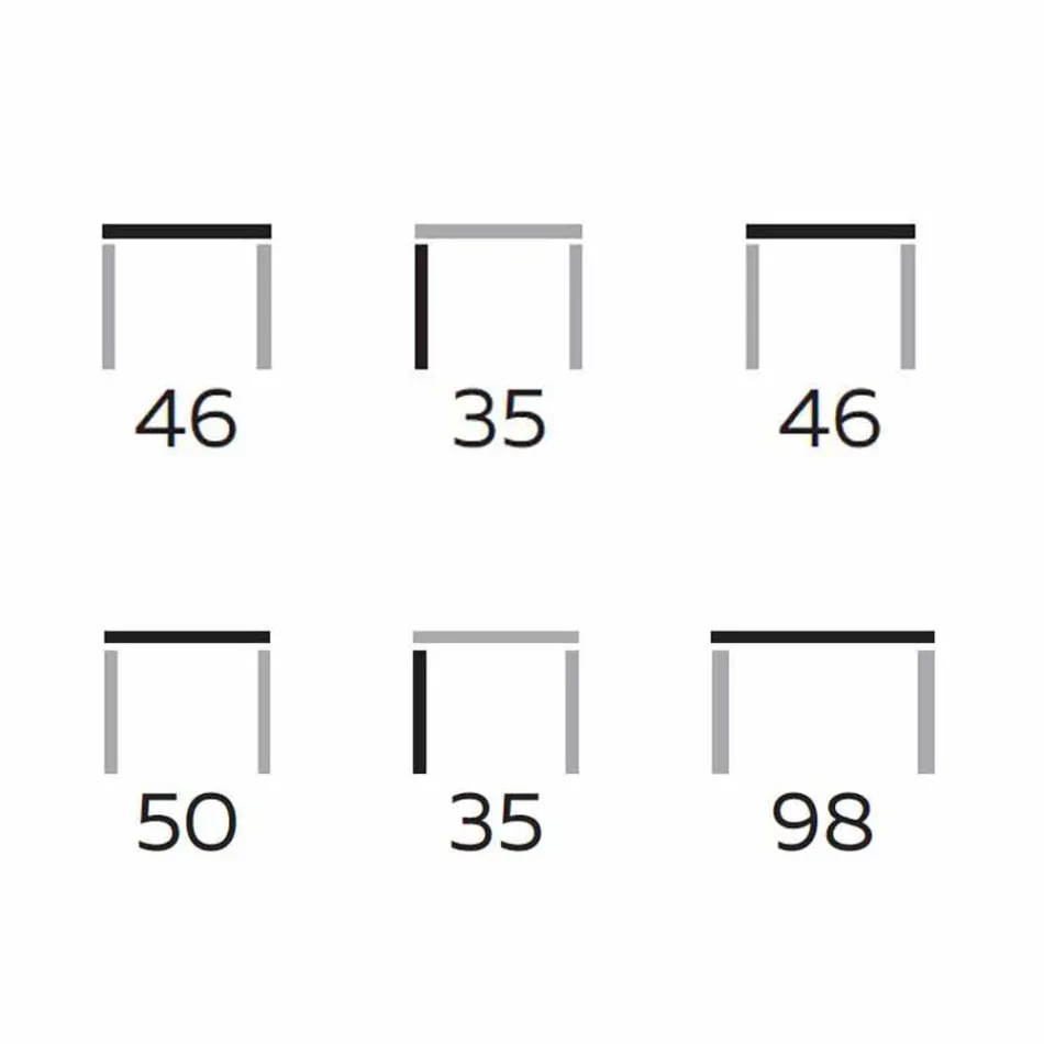 Nowoczesny stolik kawowy z gresu i drewna bukowego Made in Italy - Titanic Viadurini