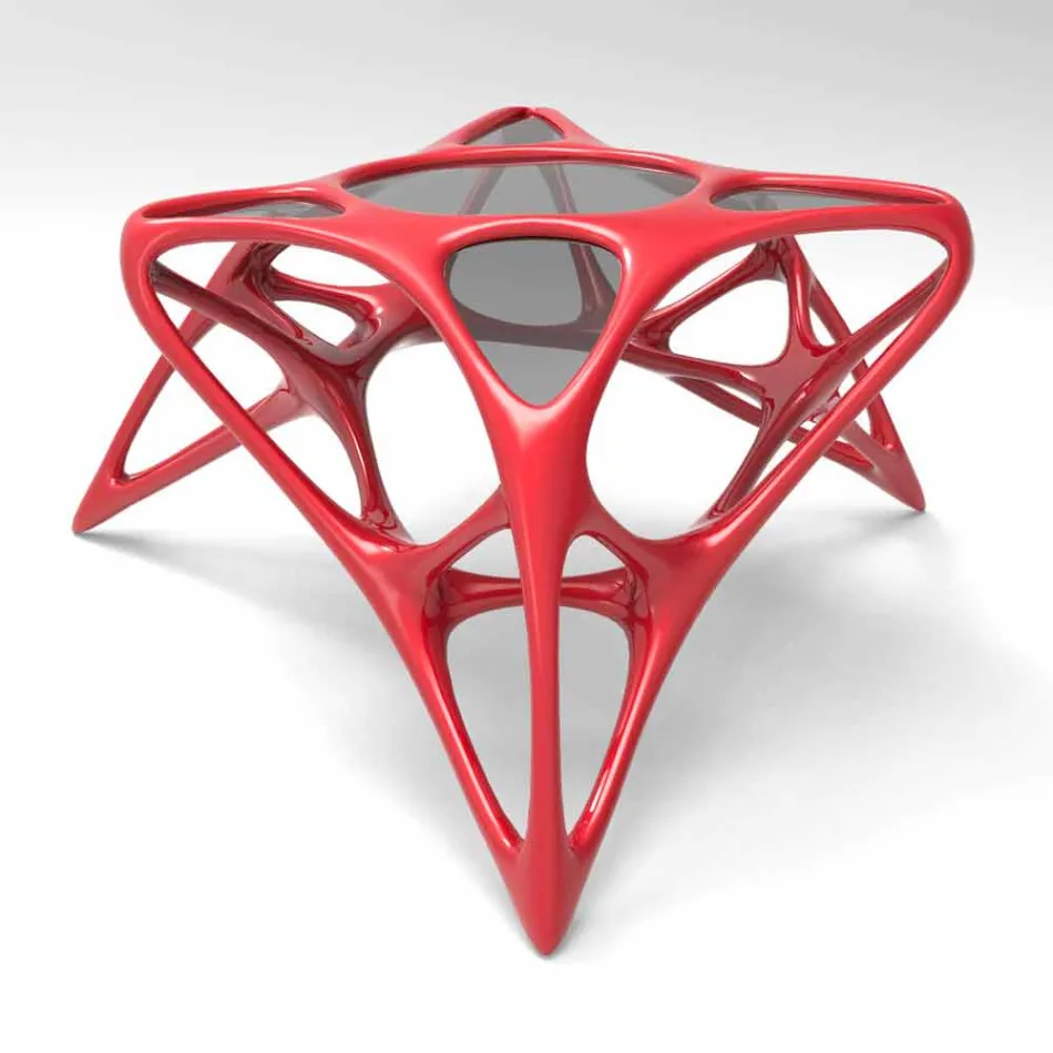 Nowoczesne kawy szkła salon i Adamantx® Lunar Tabela nr 2 Viadurini