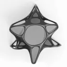 Nowoczesne kawy szkła salon i Adamantx® Lunar Tabela nr 2 Viadurini