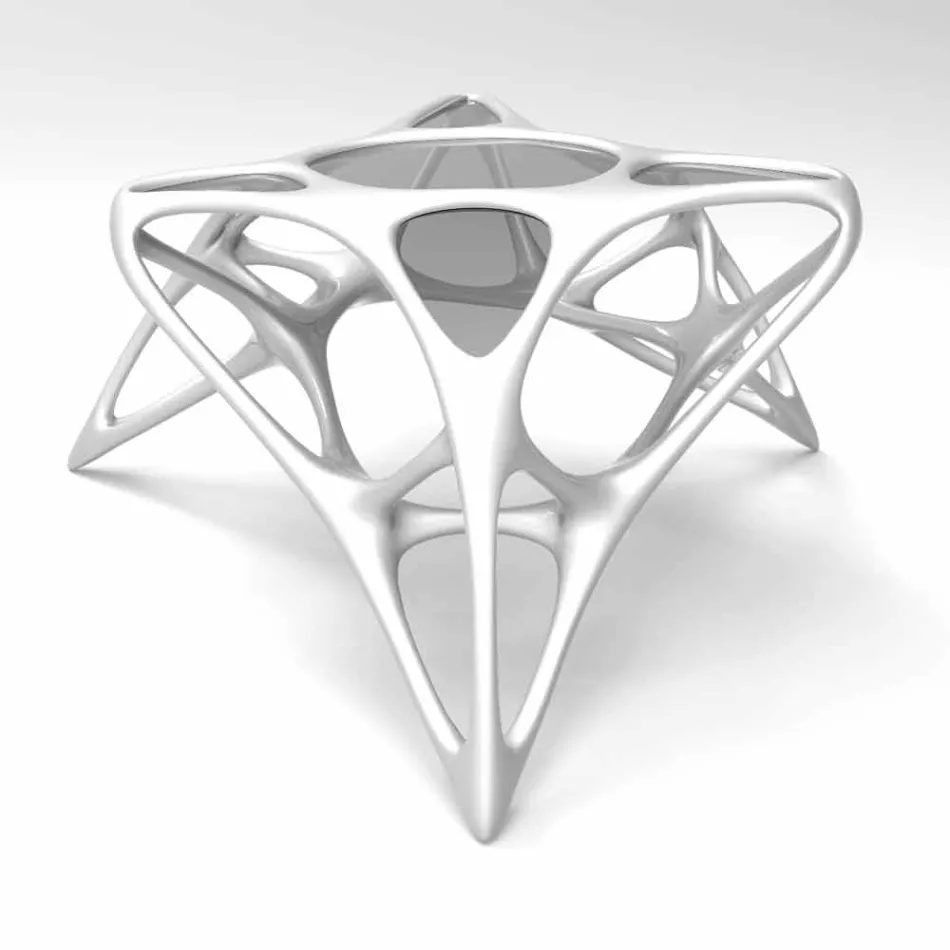 Nowoczesne kawy szkła salon i Adamantx® Lunar Tabela nr 2 Viadurini