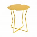 Nowoczesny stolik kawowy w kolorze metalowym zewnętrznym - Kathrin