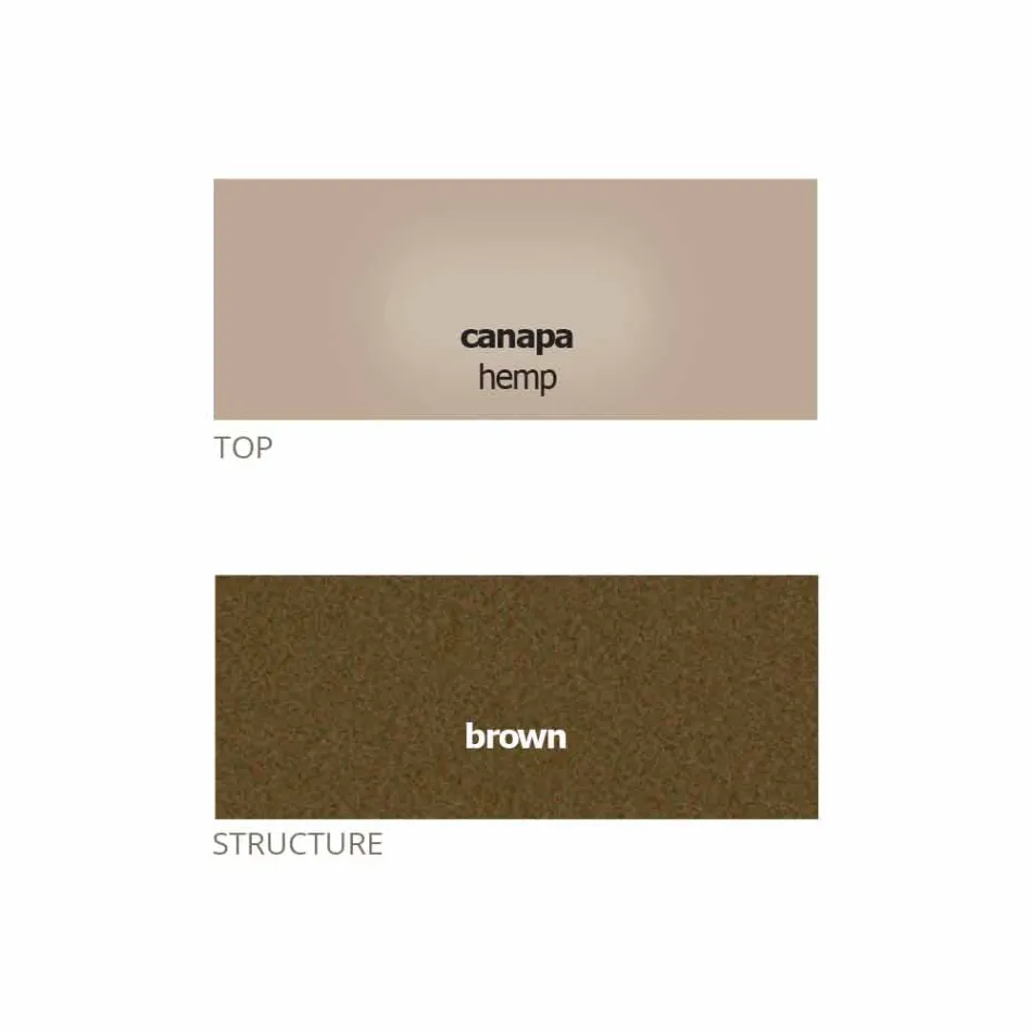 Okrągły stolik kawowy z kryształowym blatem Made in Italy - Indio Viadurini