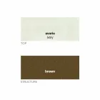 Okrągły stolik kawowy z kryształowym blatem Made in Italy - Indio Viadurini