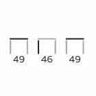 Okrągły stolik kawowy z kamionki i jesionu Made in Italy - Bering Viadurini