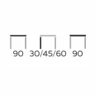 Okrągły stolik kawowy z gresu i nowoczesnego metalu Made in Italy - Albert Viadurini