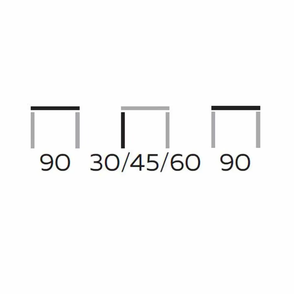 Okrągły stolik kawowy z gresu i nowoczesnego metalu Made in Italy - Albert Viadurini