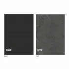 Rozkładany stolik kawowy z drewna i stali Made in Italy - Demetro Viadurini