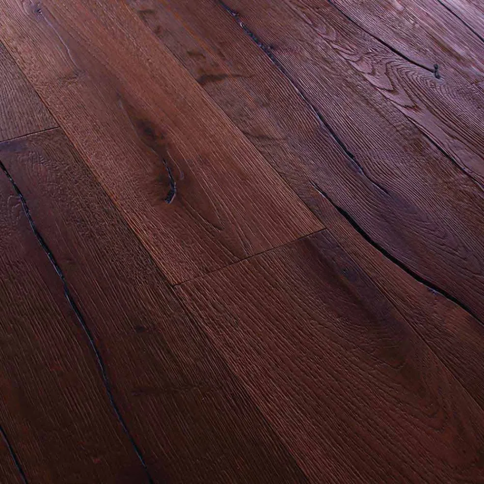 Rozkładany stolik kawowy z drewna i metalu Made in Italy - Patroclus Viadurini