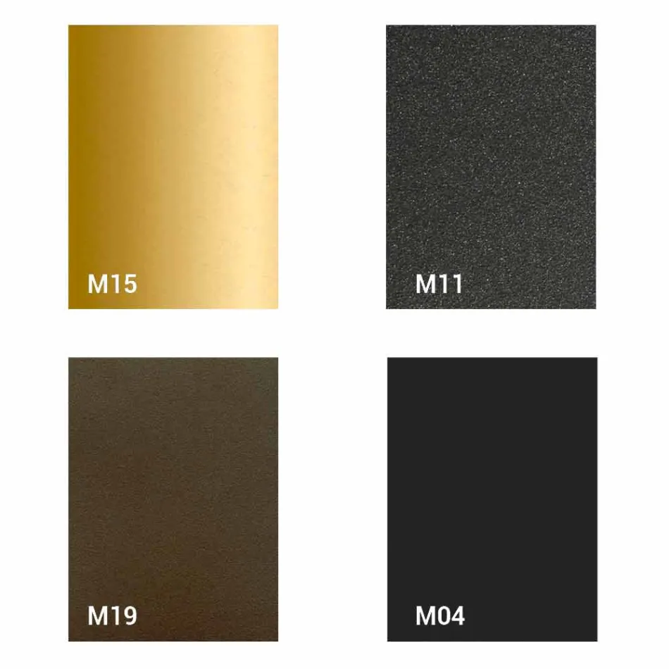 Rozkładany stolik kawowy z drewna i metalu Made in Italy - Patroclus Viadurini