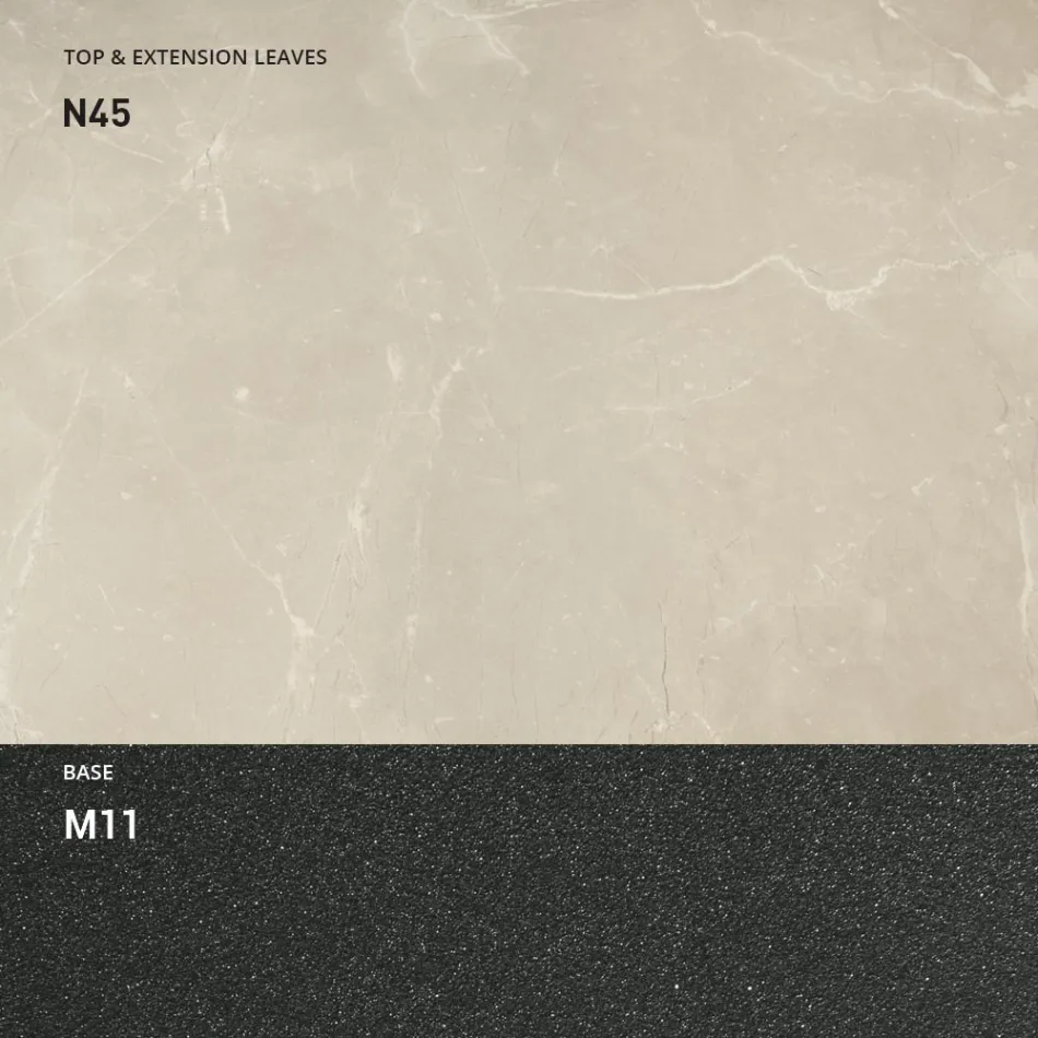 Przekształcalny stolik kawowy z drewna i metalu, wyprodukowany we Włoszech - Sanrocco Viadurini