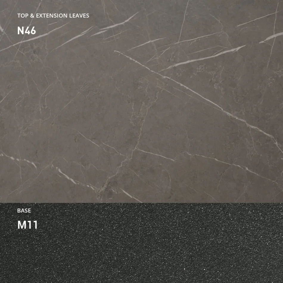 Przekształcalny stolik kawowy z drewna i metalu, wyprodukowany we Włoszech - Sanrocco Viadurini