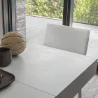 Przekształcalny stolik kawowy z drewna i metalu, wyprodukowany we Włoszech - Sanrocco Viadurini