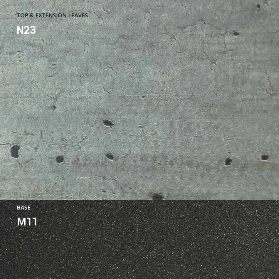 Przekształcalny stolik kawowy z drewna i metalu, wyprodukowany we Włoszech - Sanrocco Viadurini