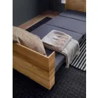 Rozkładany stolik kawowy z litego drewna Made in Italy - Trabucco Viadurini