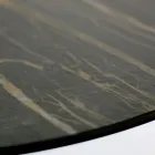 Stolik kawowy ze stali i porcelany Wyprodukowano we Włoszech - Aspira Viadurini