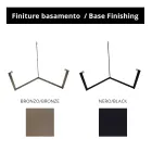 Stolik kawowy ze stali i szkła Made in Italy - Aspira Viadurini