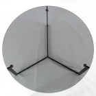 Stolik kawowy ze stali i szkła Made in Italy - Aspira Viadurini