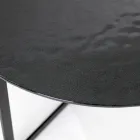 Stolik kawowy ze stali i szkła Made in Italy - Aspira Viadurini