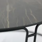 Okrągły blat i podstawa stolika kawowego Made in Italy - Tullia Viadurini