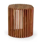 Stolik kawowy wykonany z drewna akacjowego - Vortice Viadurini