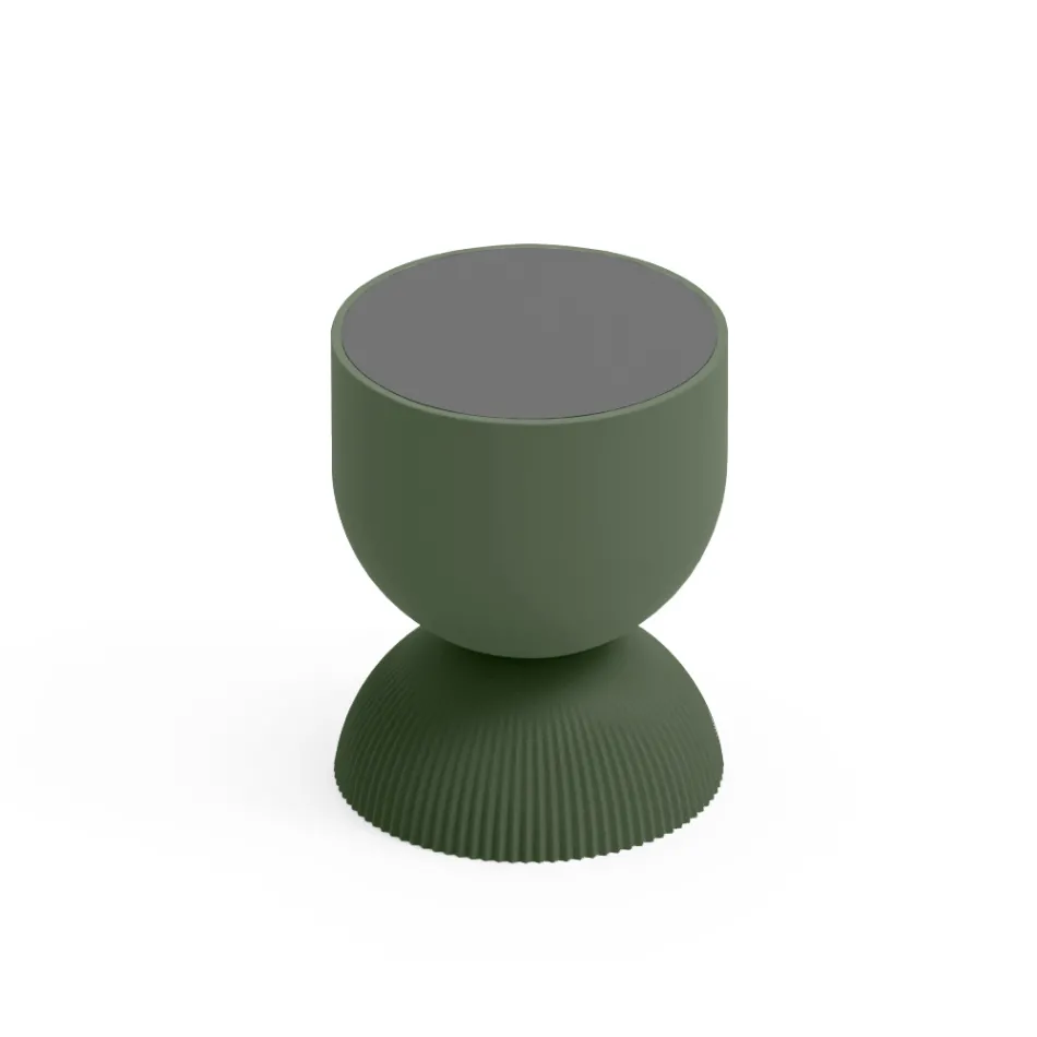 Stolik kawowy do salonu wykonany z polietylenu w różnych kolorach - Loopy Viadurini