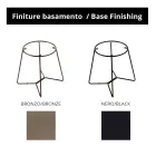 Okrągły stolik kawowy z blatem z kamionki porcelanowej Made in Italy - Paini Viadurini