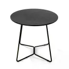 Okrągły stolik kawowy z blatem z kamionki porcelanowej Made in Italy - Paini Viadurini