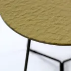 Okrągły Stolik Kawowy ze Szklanym Blatem Made in Italy - Paini Viadurini