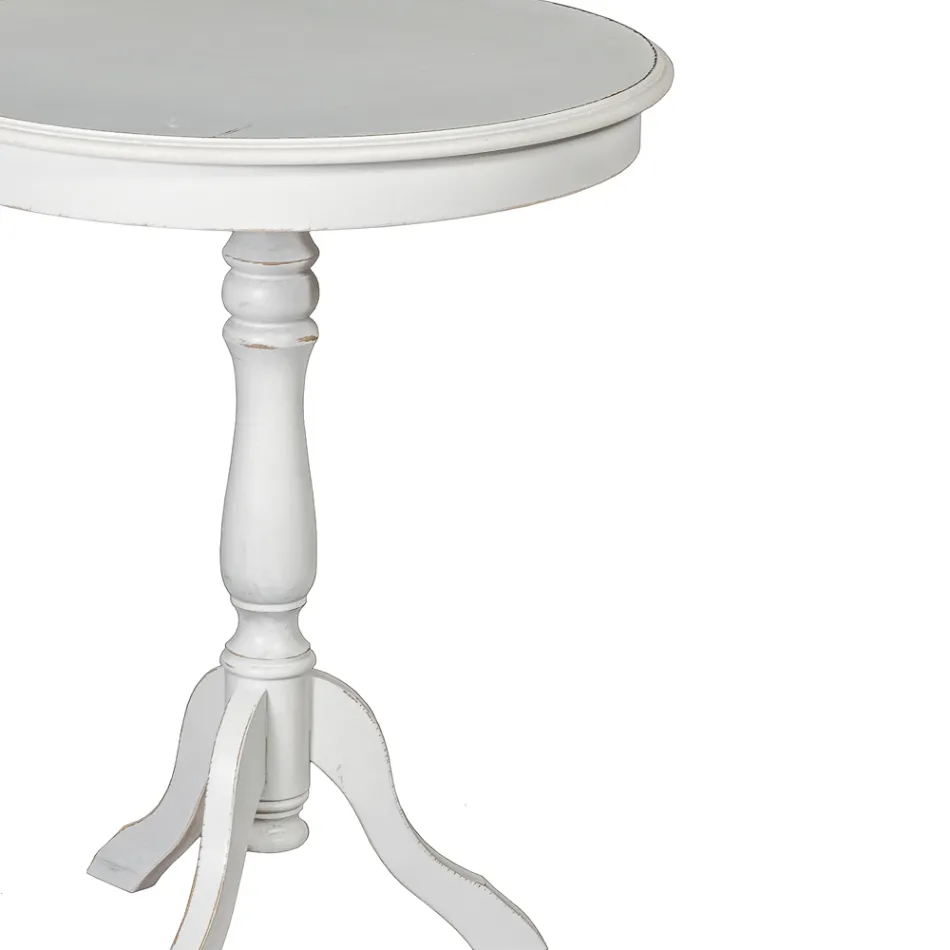 Okrągły stolik kawowy do salonu z różnymi wykończeniami Made in Italy - Eracle Viadurini