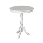 Okrągły stolik kawowy do salonu z różnymi wykończeniami Made in Italy - Eracle Viadurini