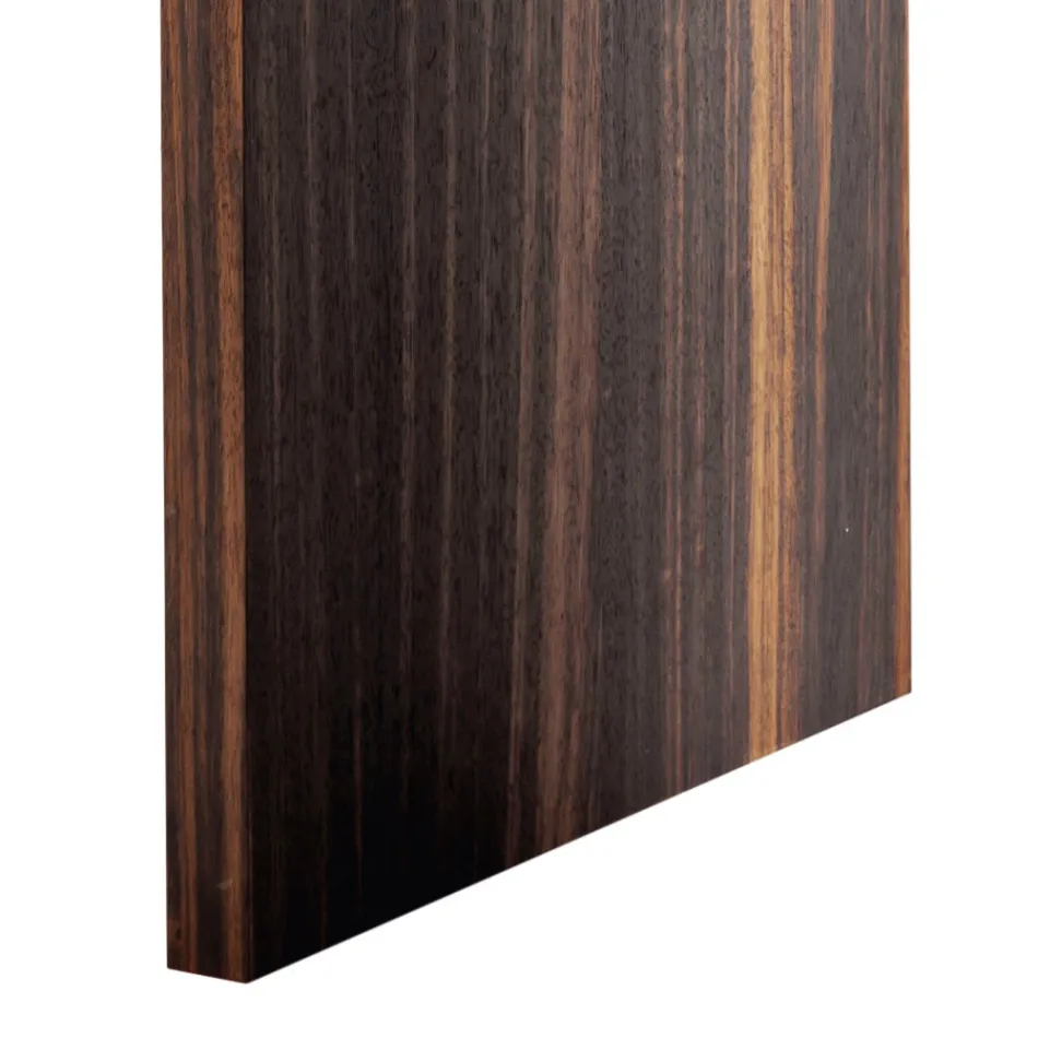 Stolik kawowy z drewna hebanowego Grilli Zarafa wykonany we Włoszech Viadurini