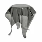 Nowoczesny stolik boczny w wędzonym pleksi Otto, wykonany we Włoszech Viadurini